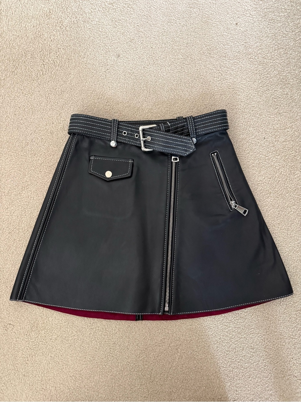 Maje Black Skirt